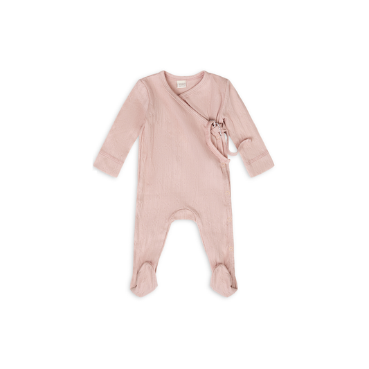 Pointelle - Pink - Footie
