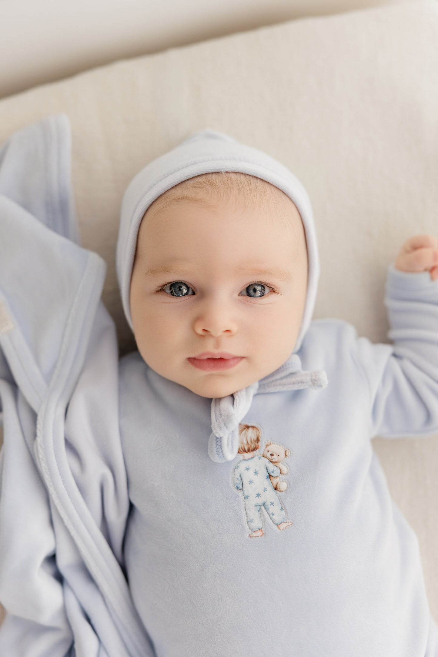 Doll Bonnet - Soft Blue