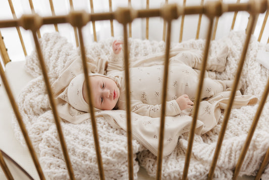 Winter Soft Floral Layette Set - Cocoa