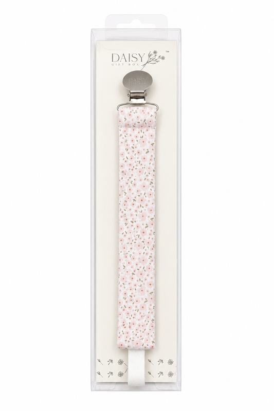 Floral Pacifier Clip
