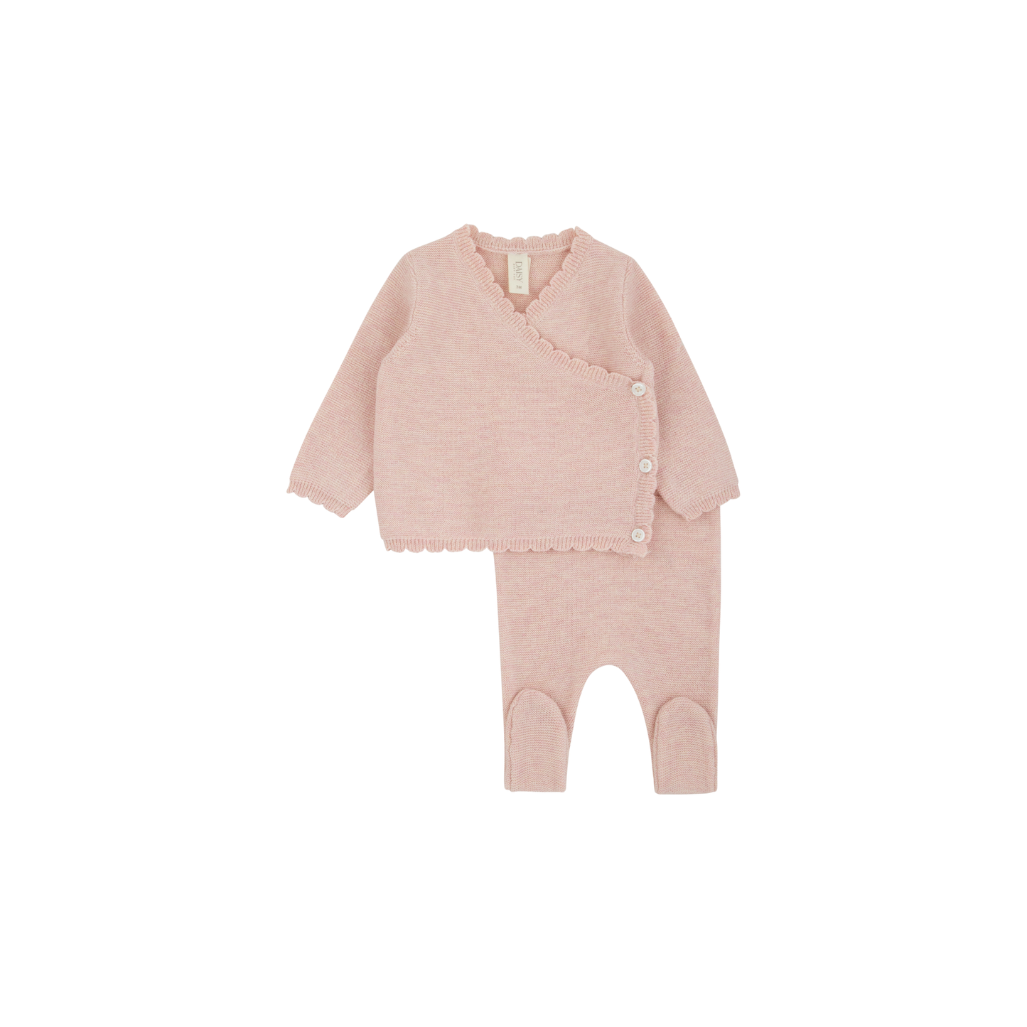 Knit Kimono Wrap Two-Piece - Roselle