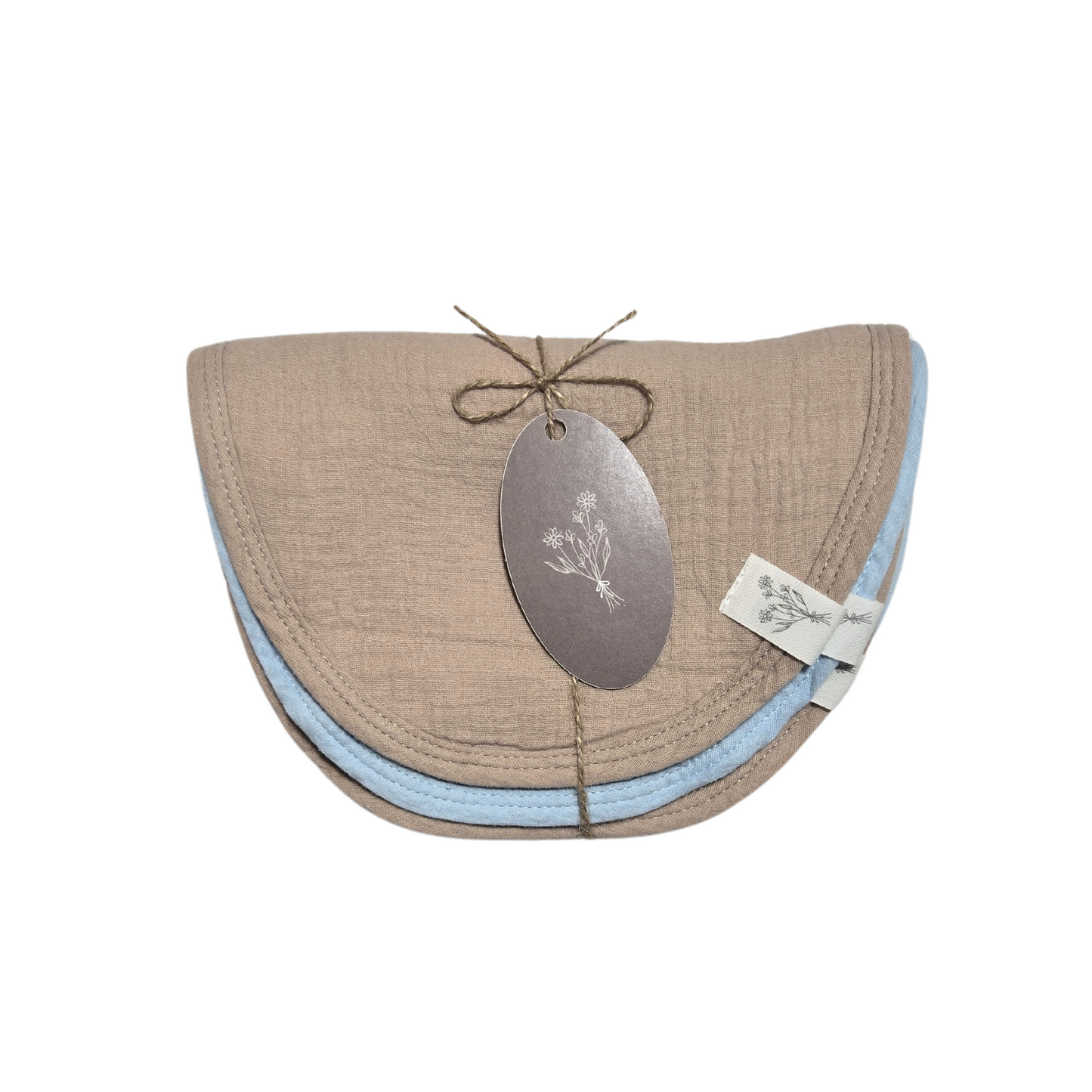 3 piece Absorbent Muslin Bibs