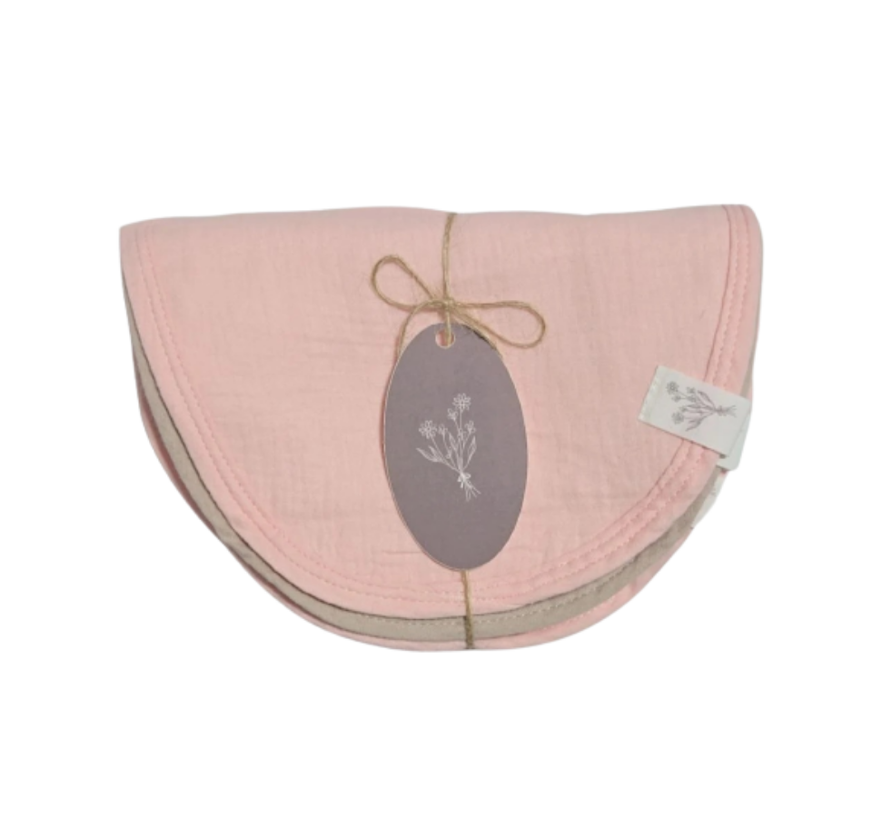 3 piece Absorbent Muslin Bibs