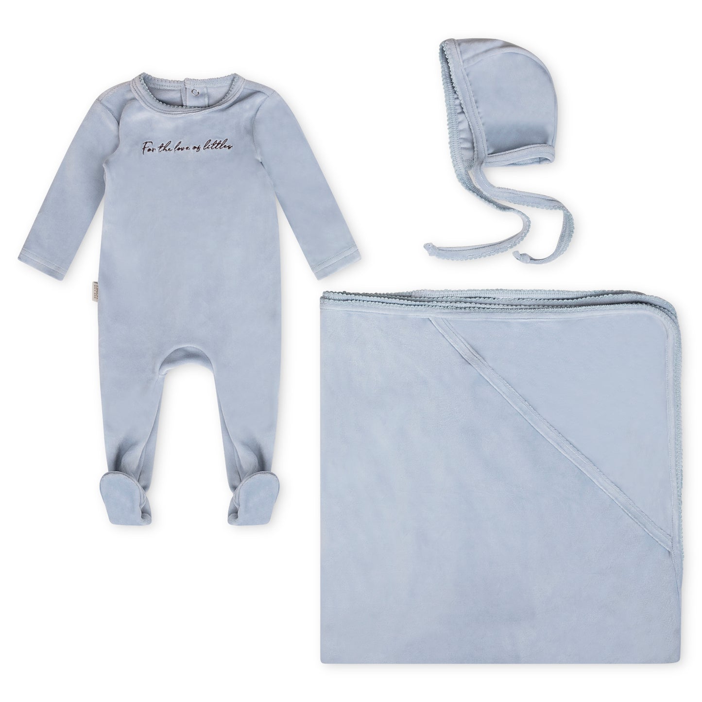 Scribble - Blue - Layette Set