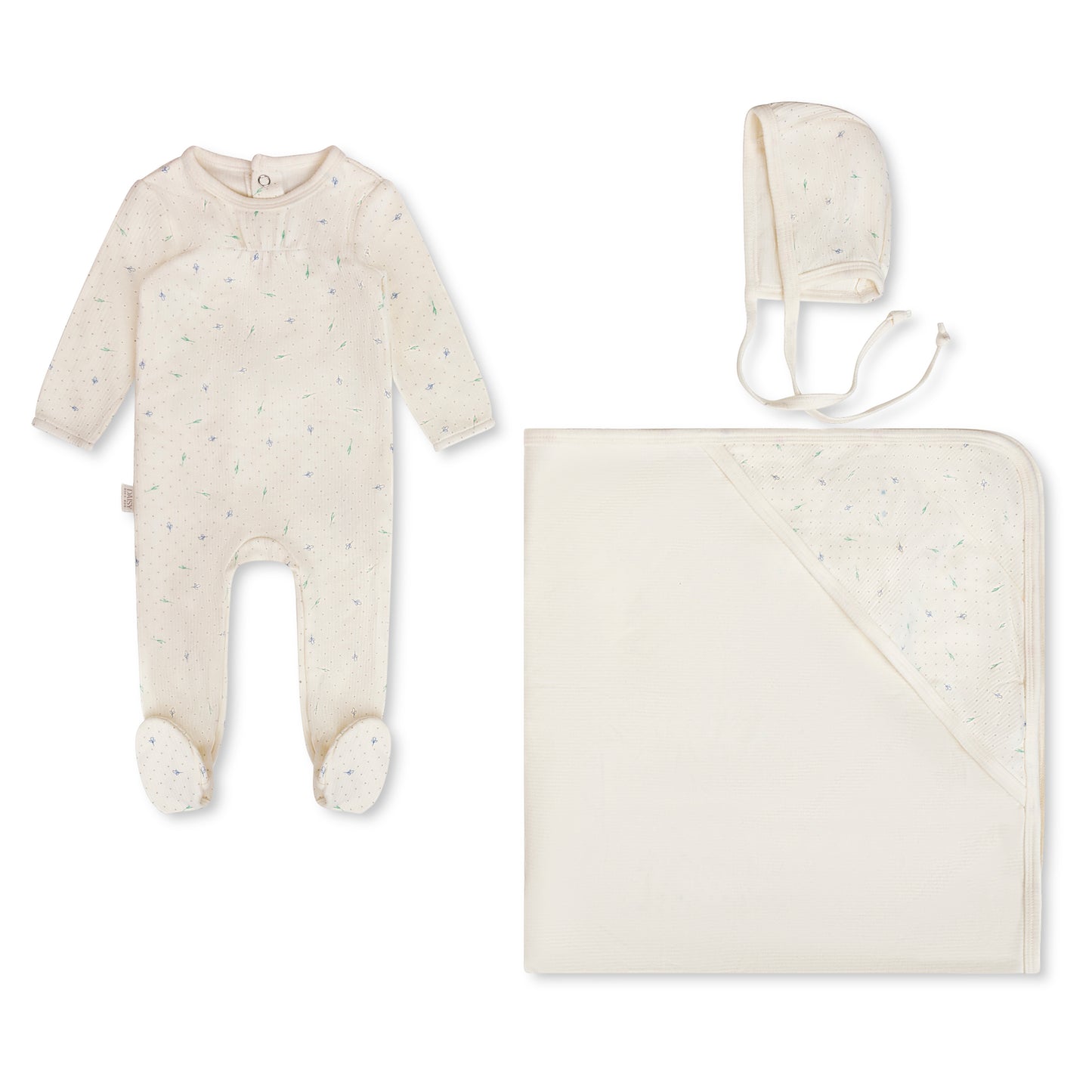 Ribbed - Leaf - Layette Set