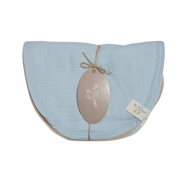 3 piece Absorbent Muslin Bibs