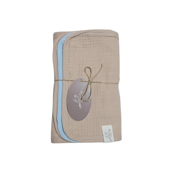 3 piece Absorbent Burp cloth set