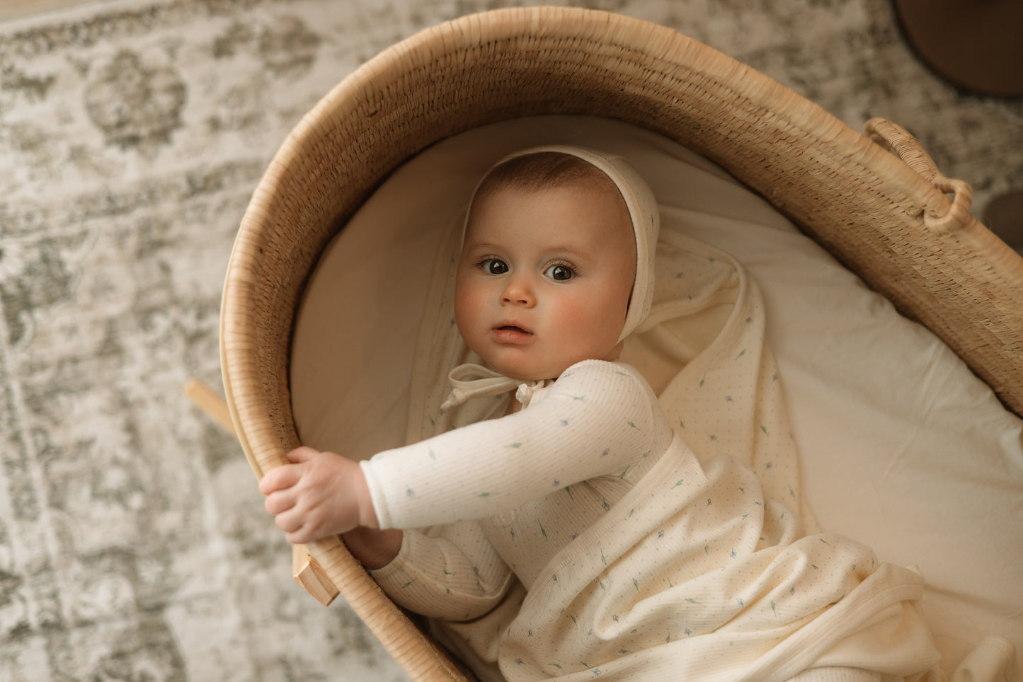 Ribbed - Leaf - Layette Set