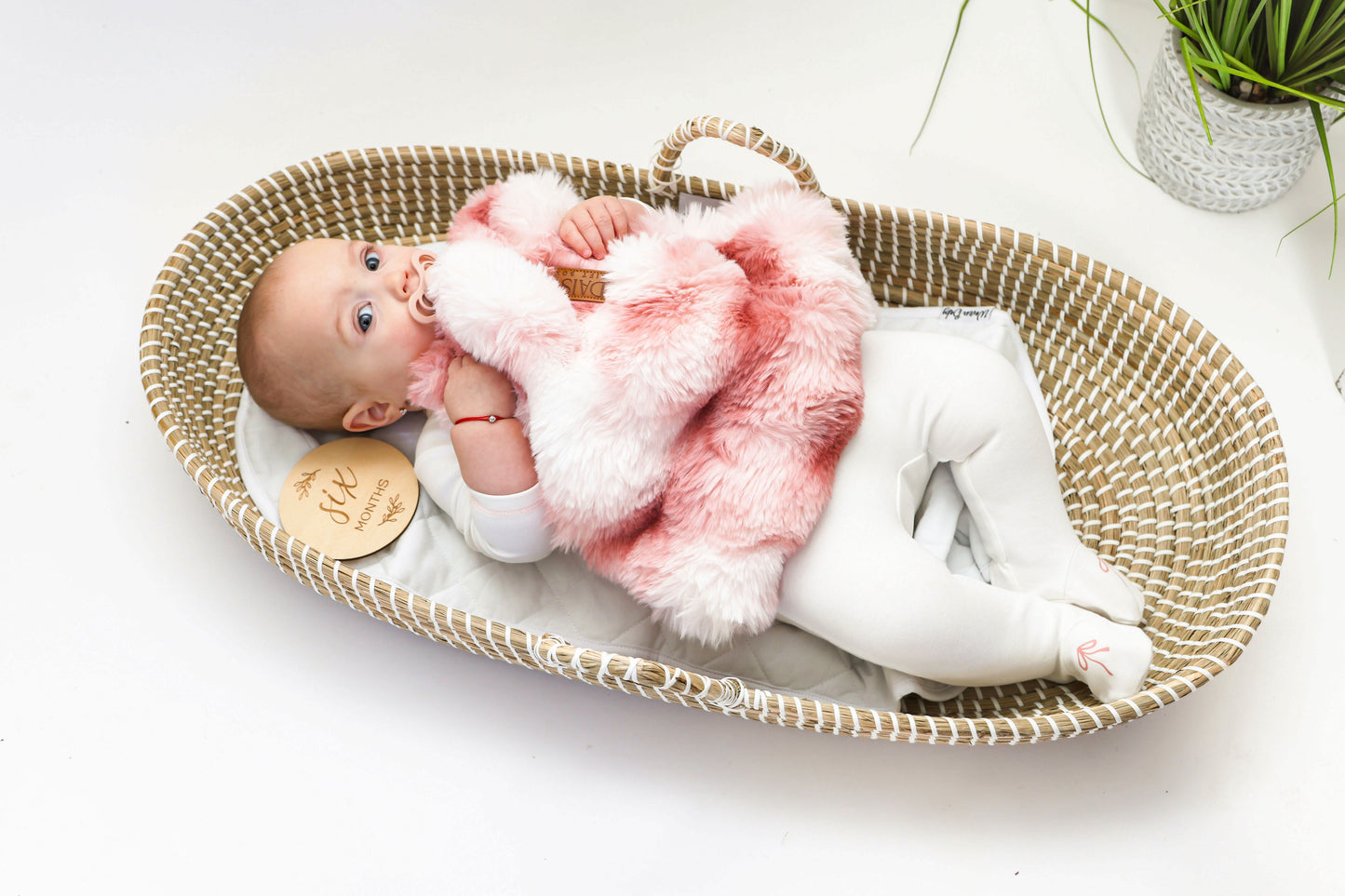 Mini Cloud Comforter - Mauve Ombre