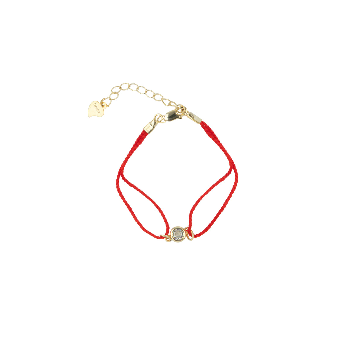 Red Rhinestone String Chain Red string with crystal rhinestone – Daisy Gift Box