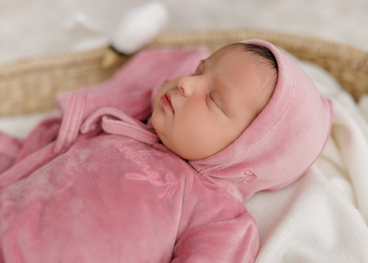 Darling Bow Footie - Orchid