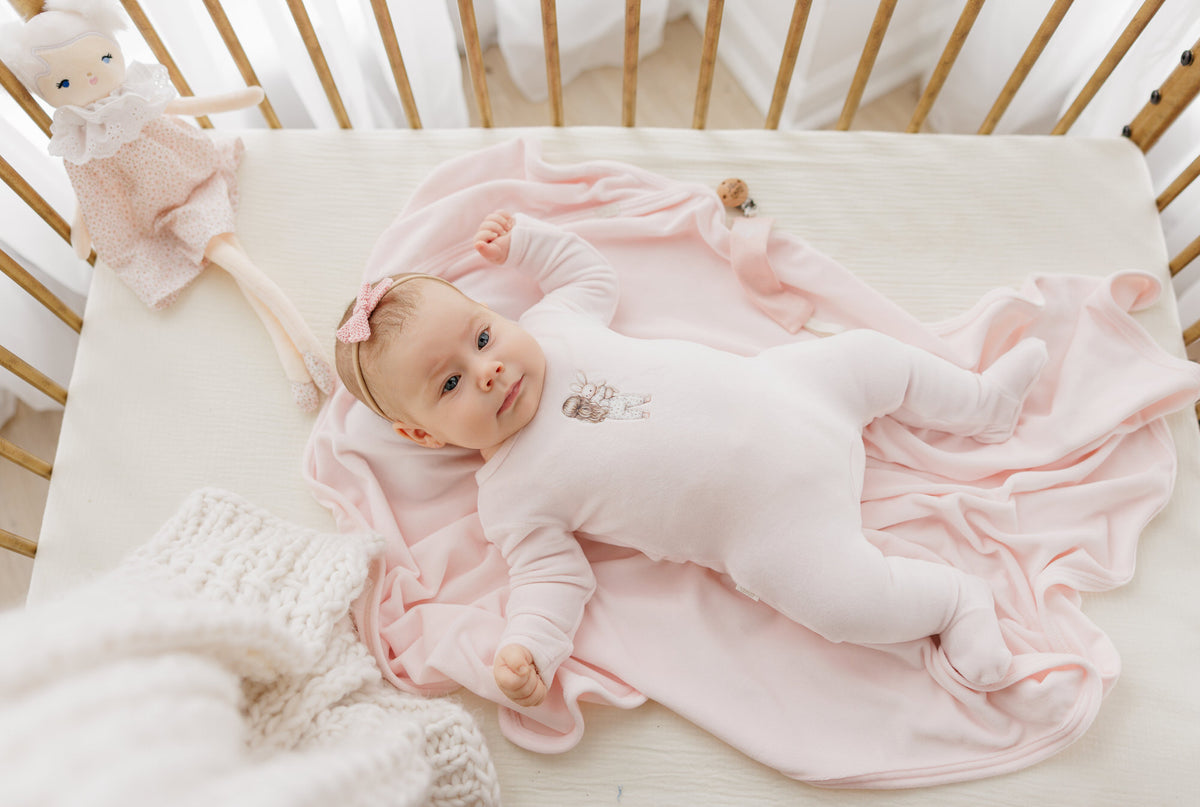 Doll Footie - Soft Pink