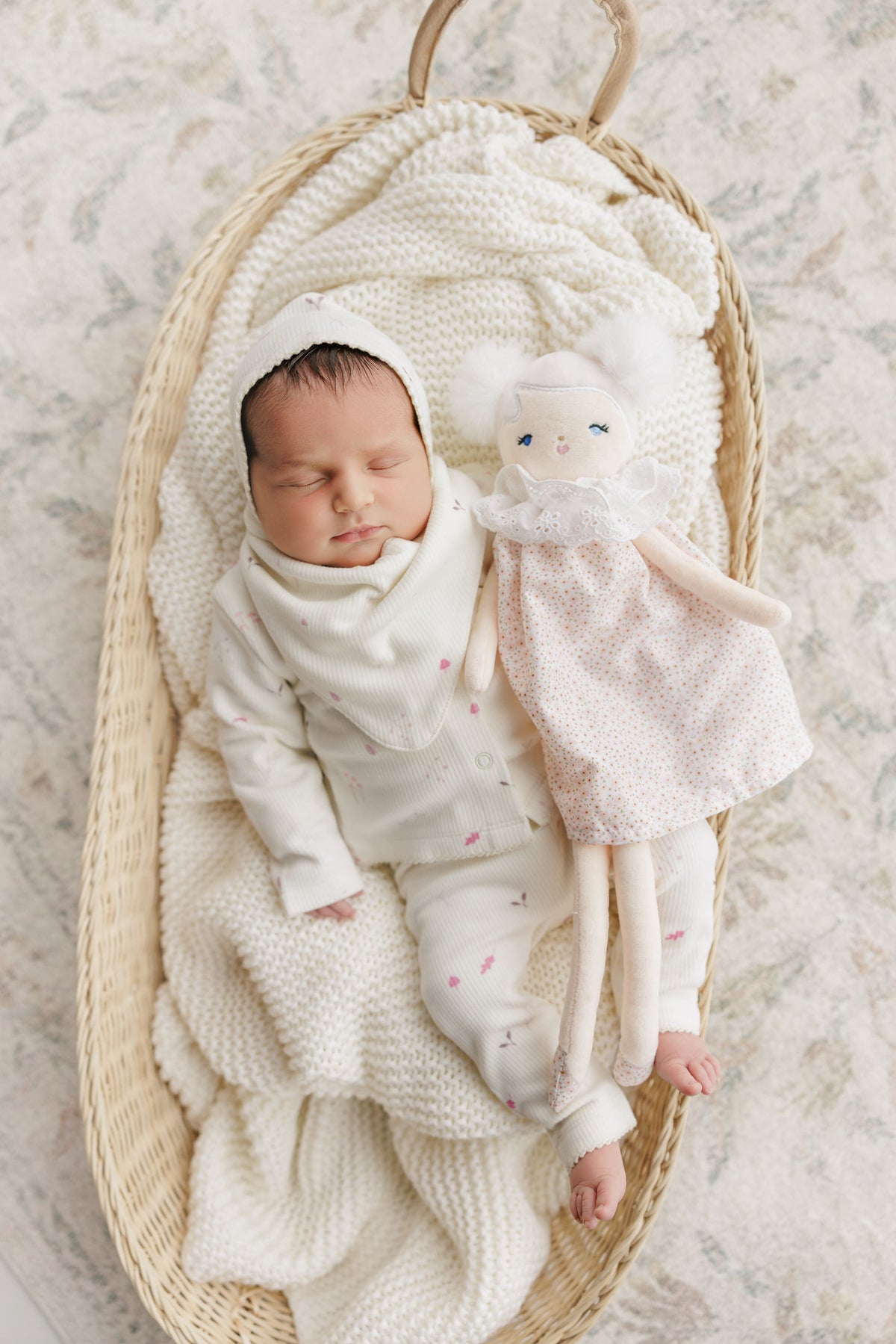 Ribbed Woodland Cardigan - Blush