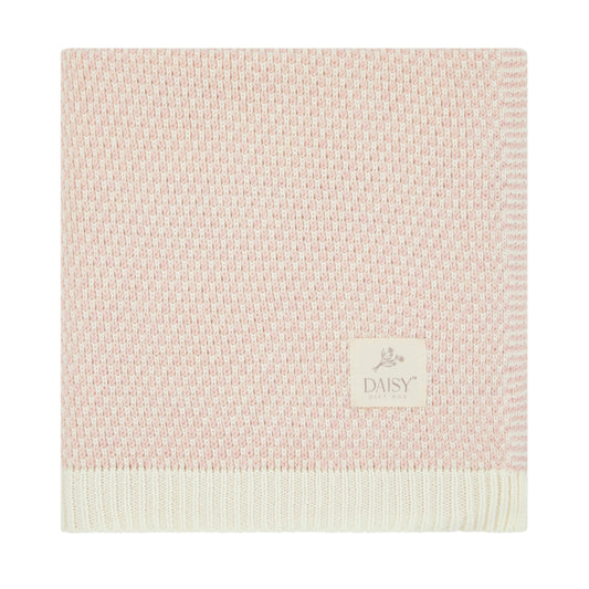 Petal Knit Blanket - Roselle