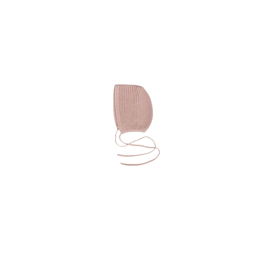 Adjustable Knit Bonnet – Mauve