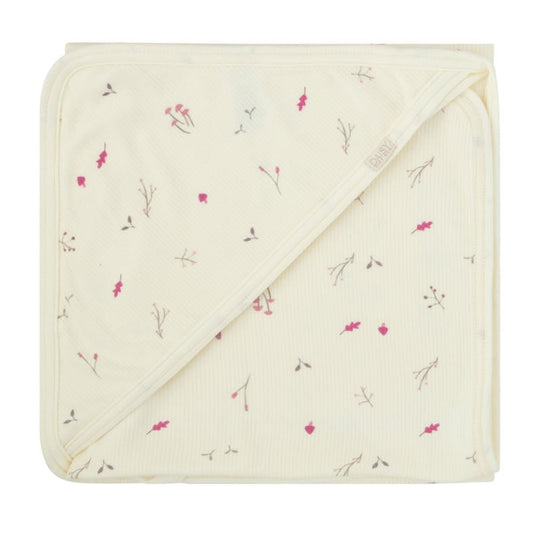 Ribbed Woodland Blanket - Blush