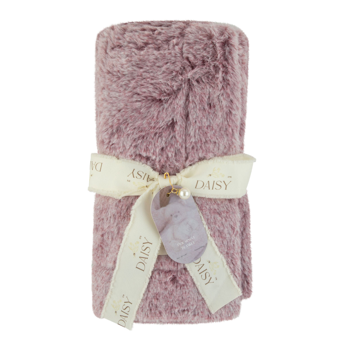Polar Bear Blanket - Plum