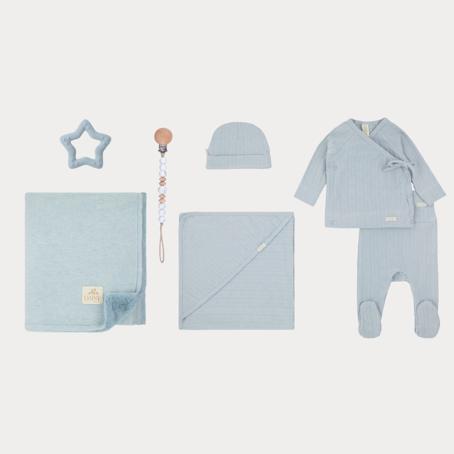 The Luxe Pointelle Gift Set - Baby Boy