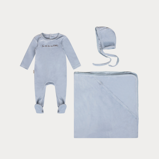 Scribble - Blue - Layette Set