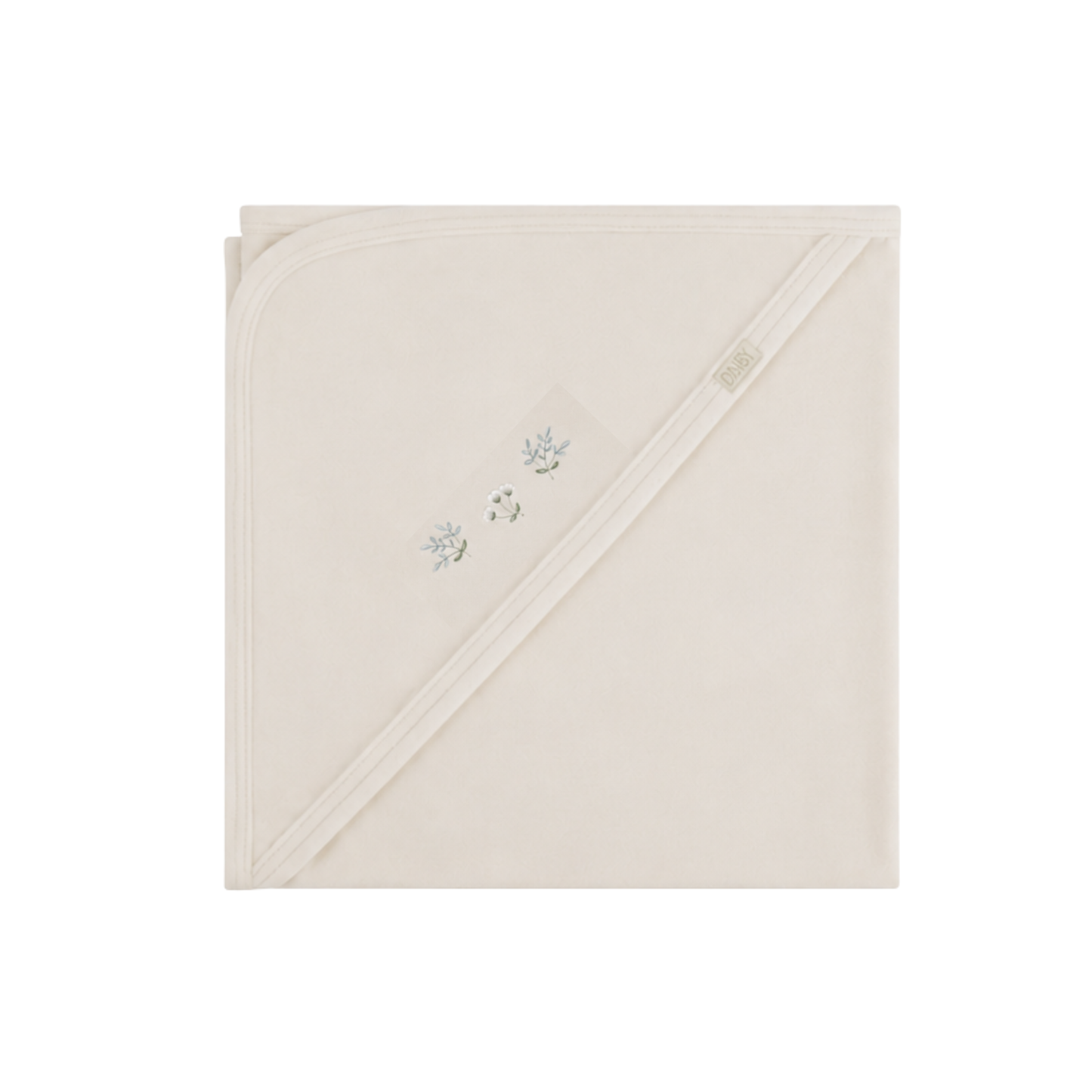 Detailed Velour Blanket - Cream