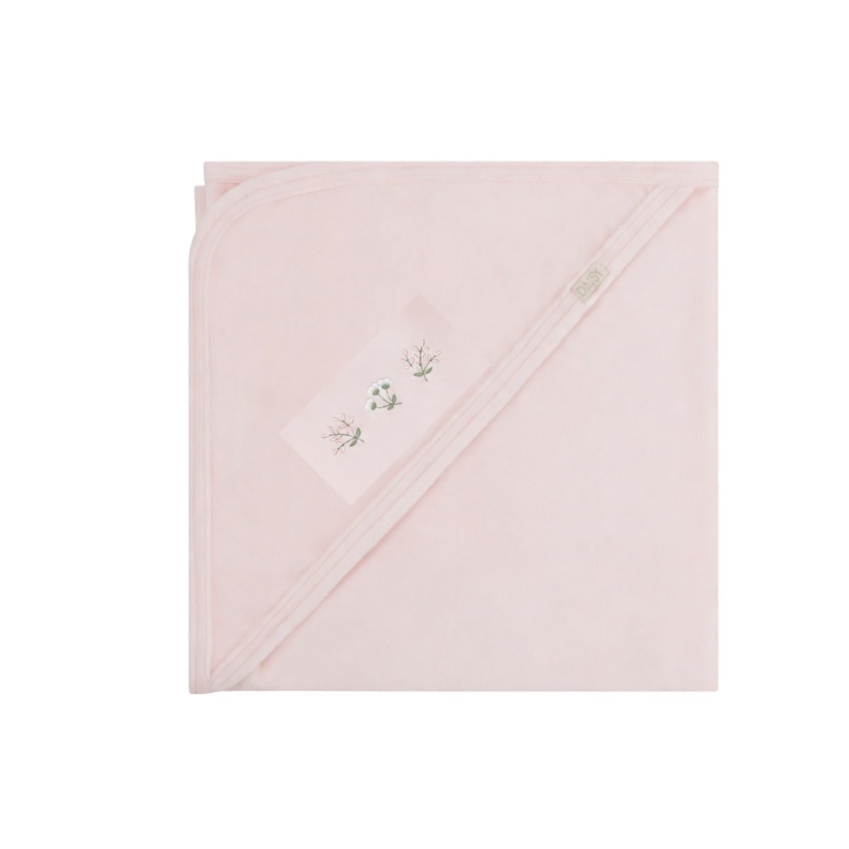 Detailed Velour Blanket - Rose