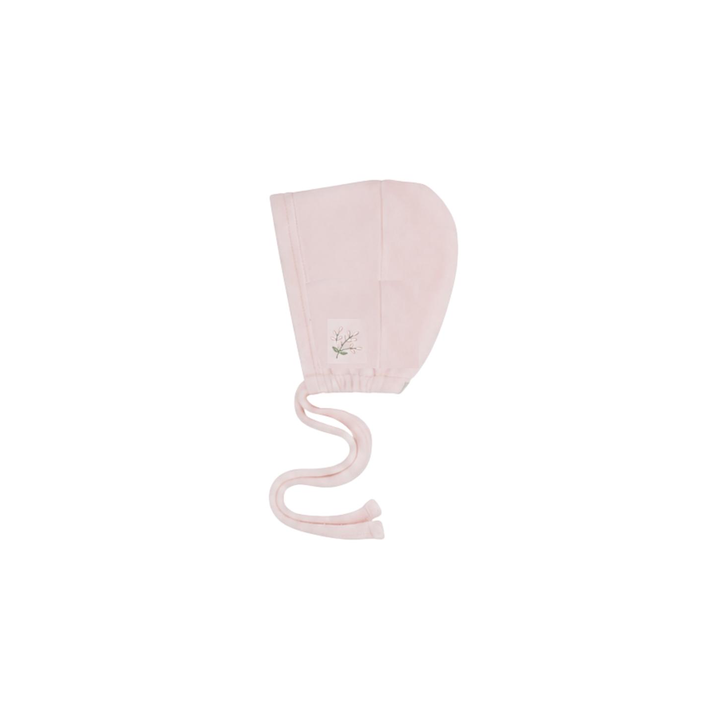 Detailed Velour Bonnet - Rose