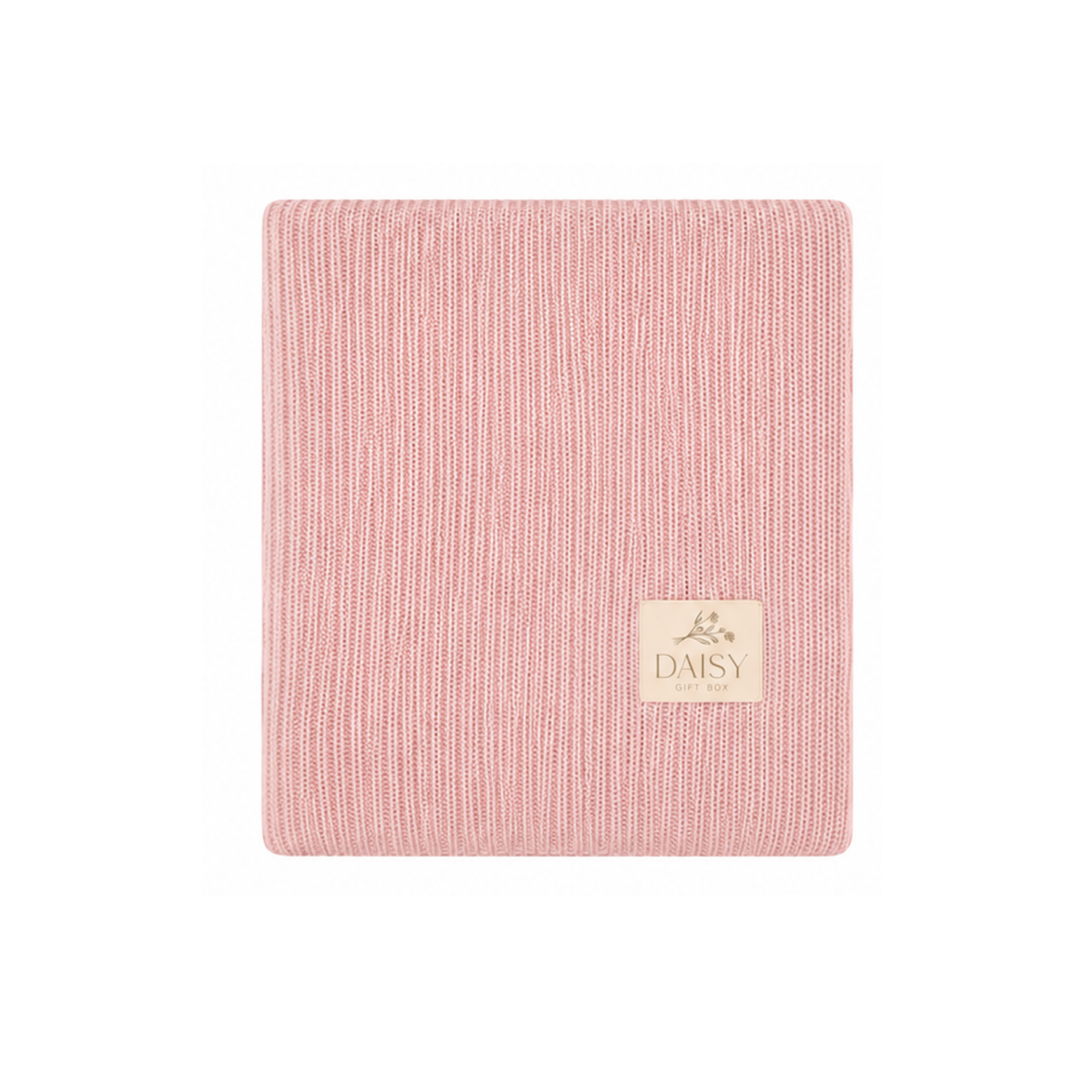 Embossed Knit Blanket - Rose