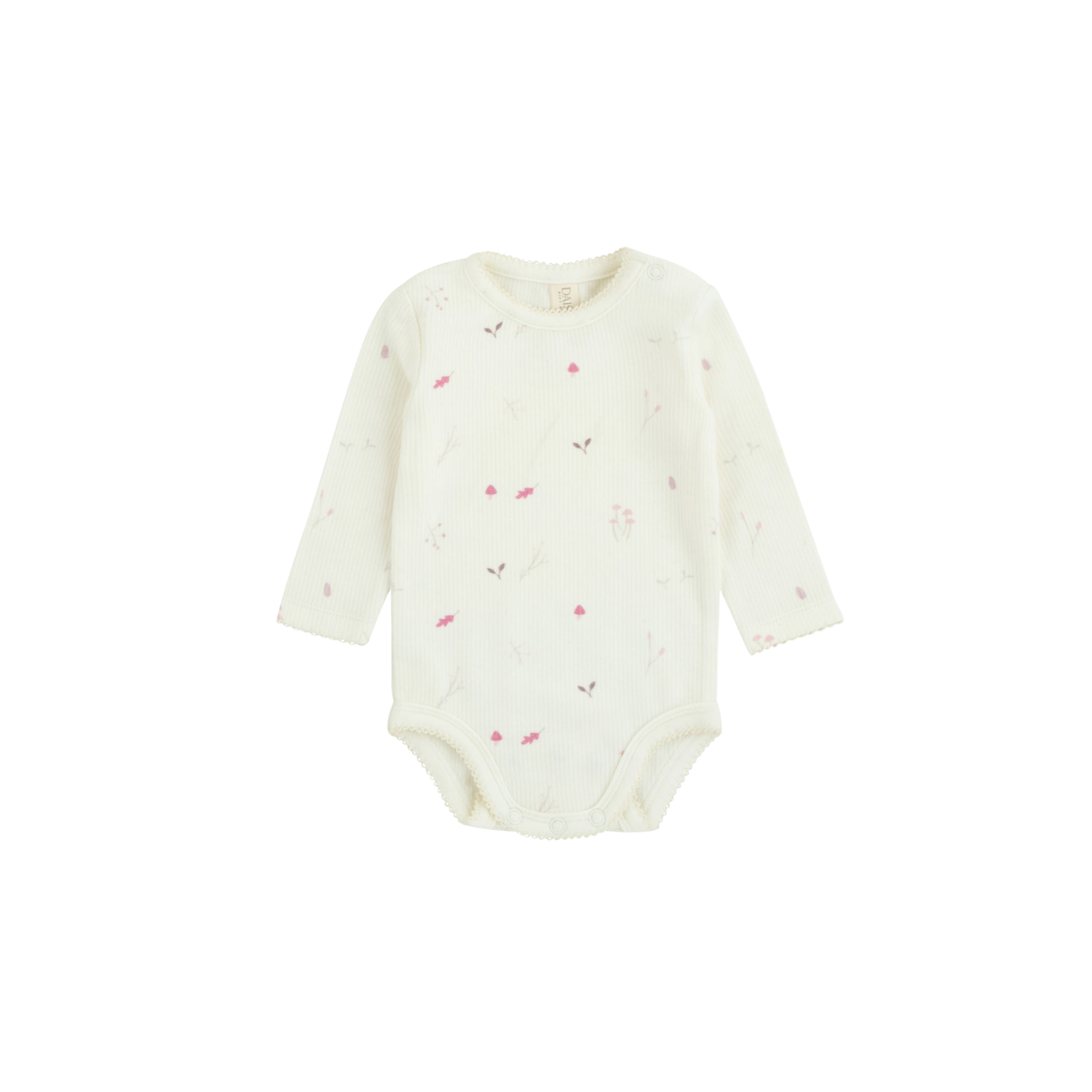 Ribbed Woodland Onesie - Blush