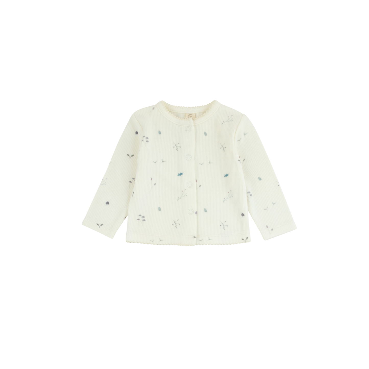 Ribbed Woodland Cardigan - Slate