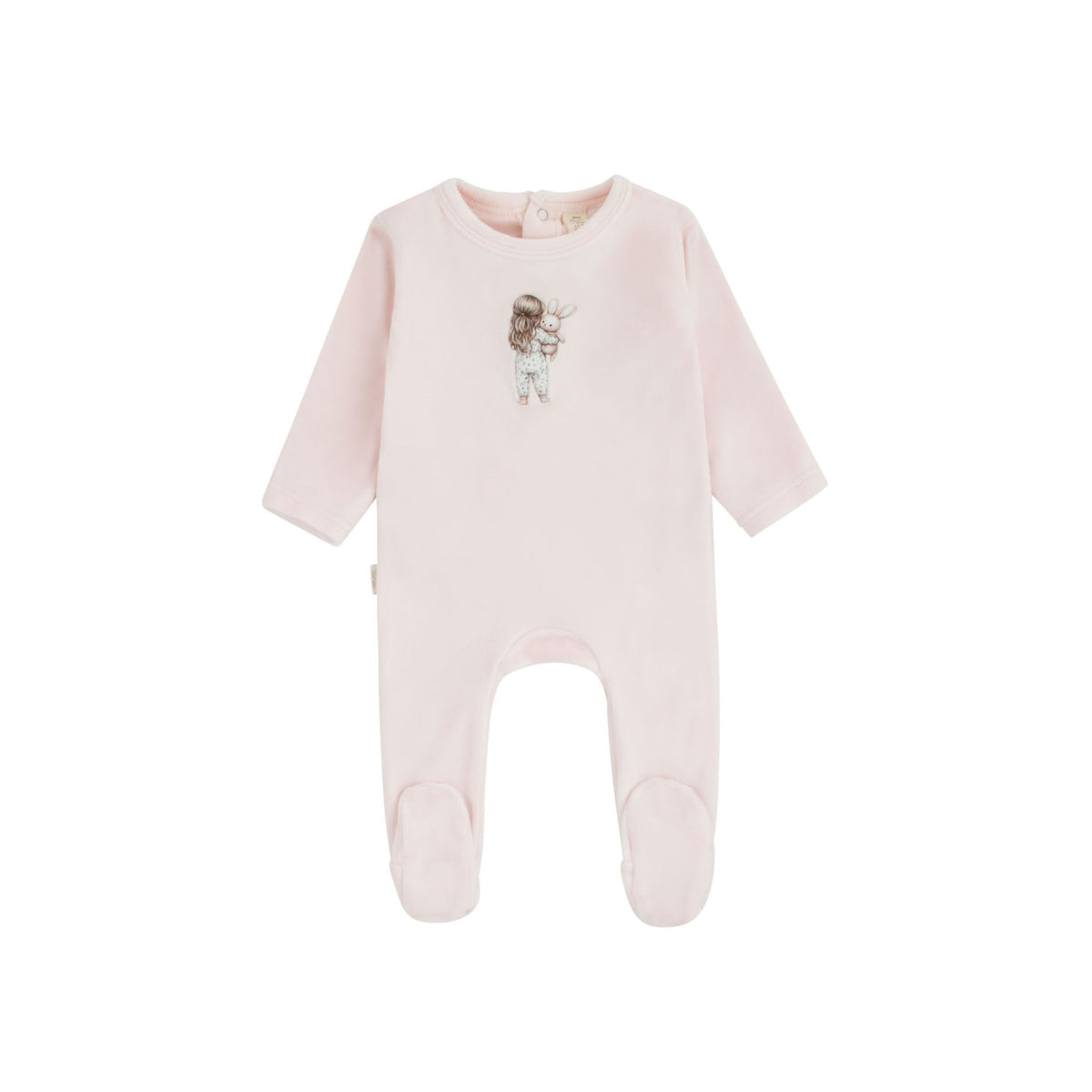 Doll Footie - Soft Pink