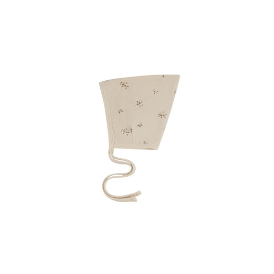 Winter Soft Floral Bonnet - Cocoa