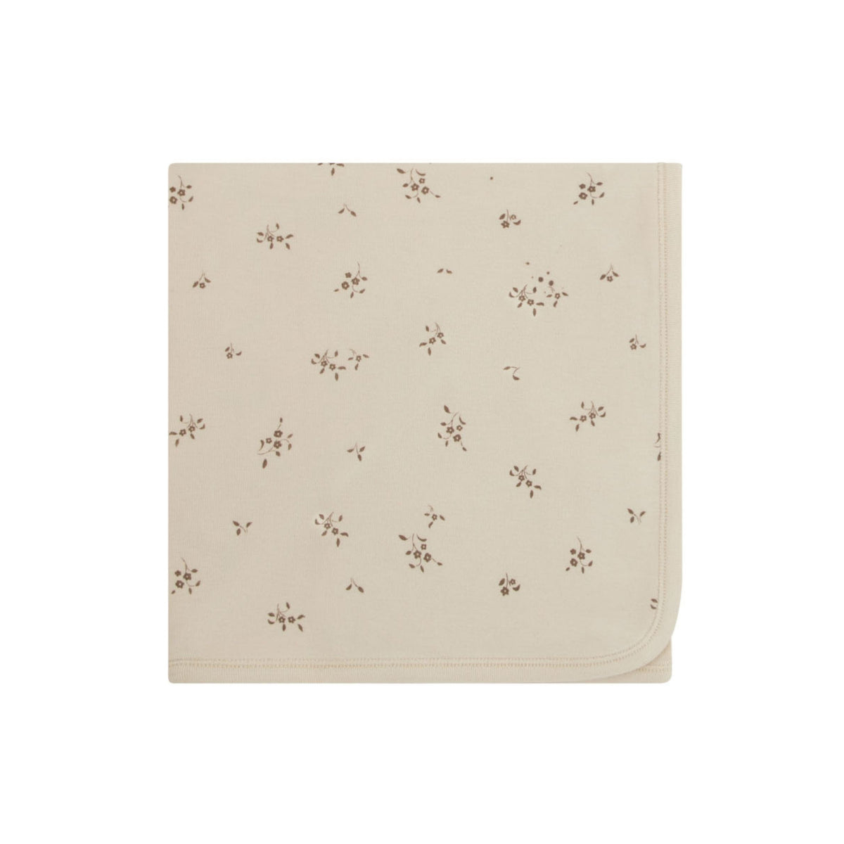 Winter Soft Floral Blanket - Cocoa