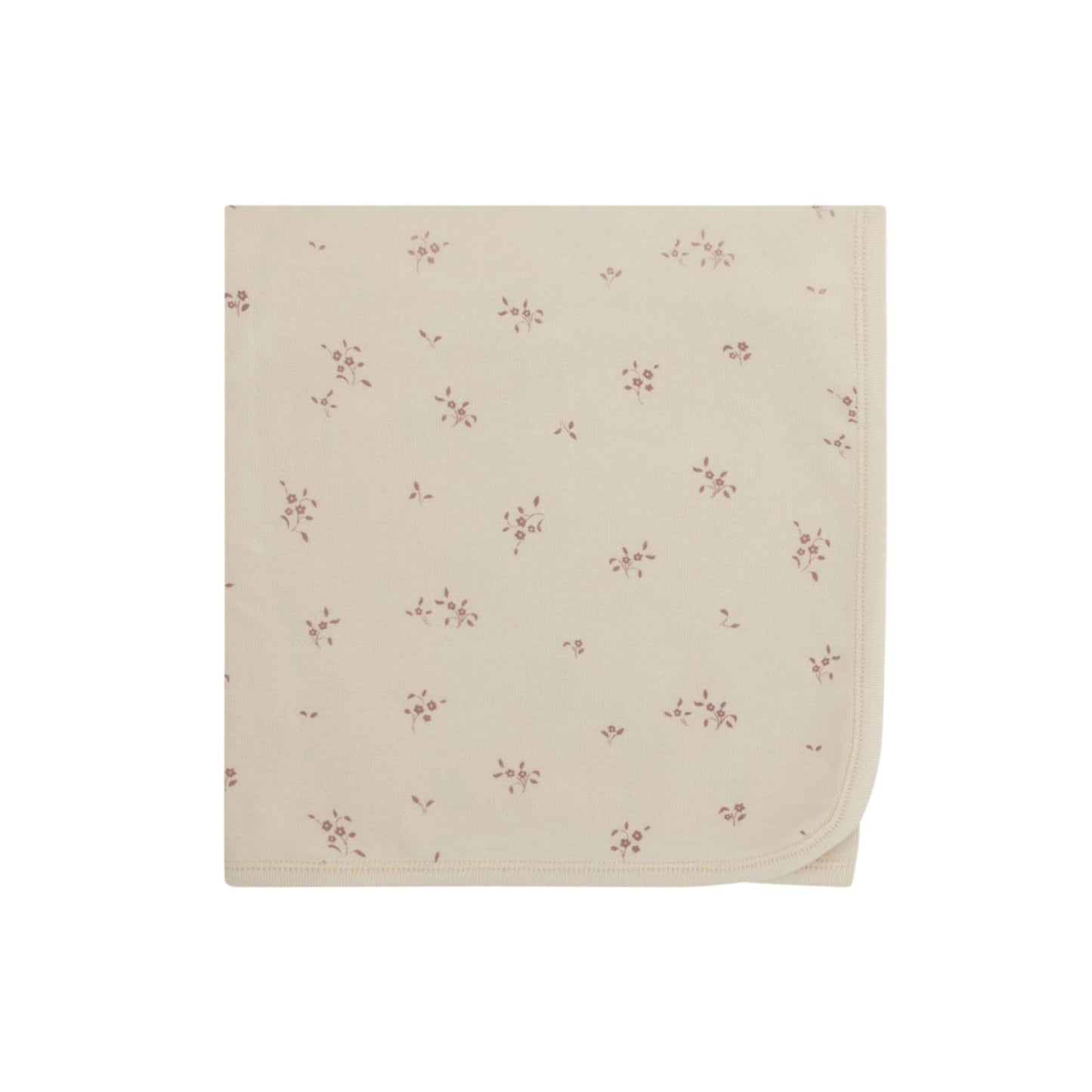 Winter Soft Floral Blanket - Berry