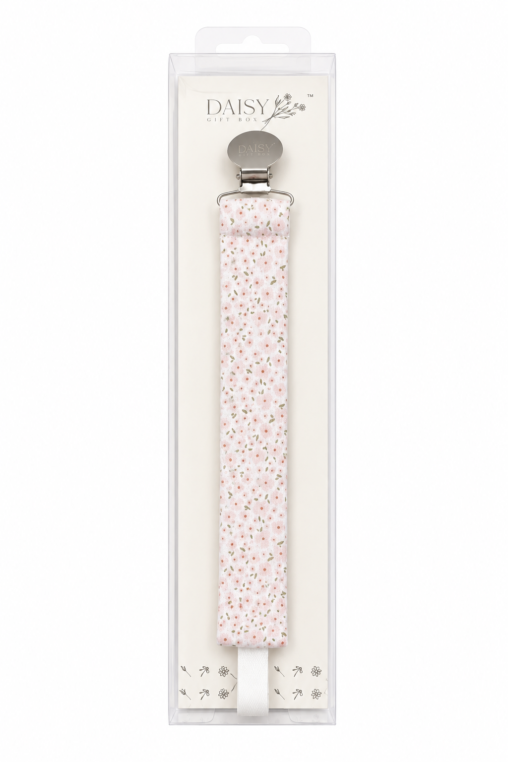 Floral Pacifier Clip