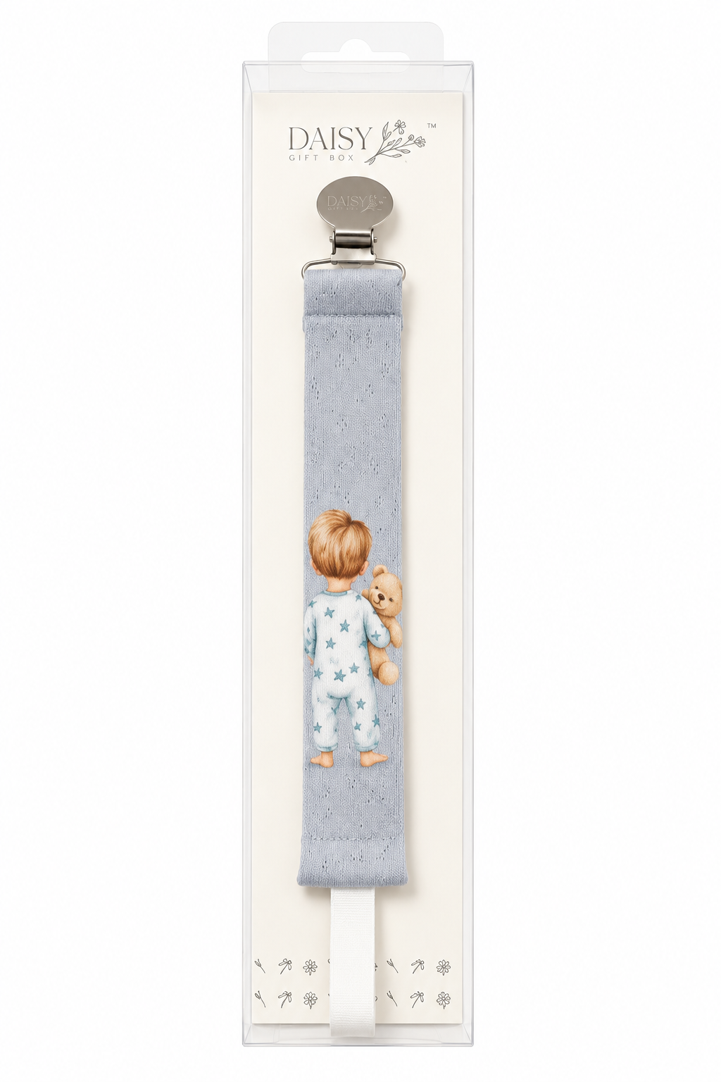 Boy Pacifier Clip