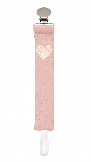Heart Pacifier Clip