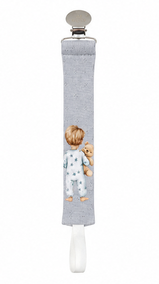 Boy Pacifier Clip