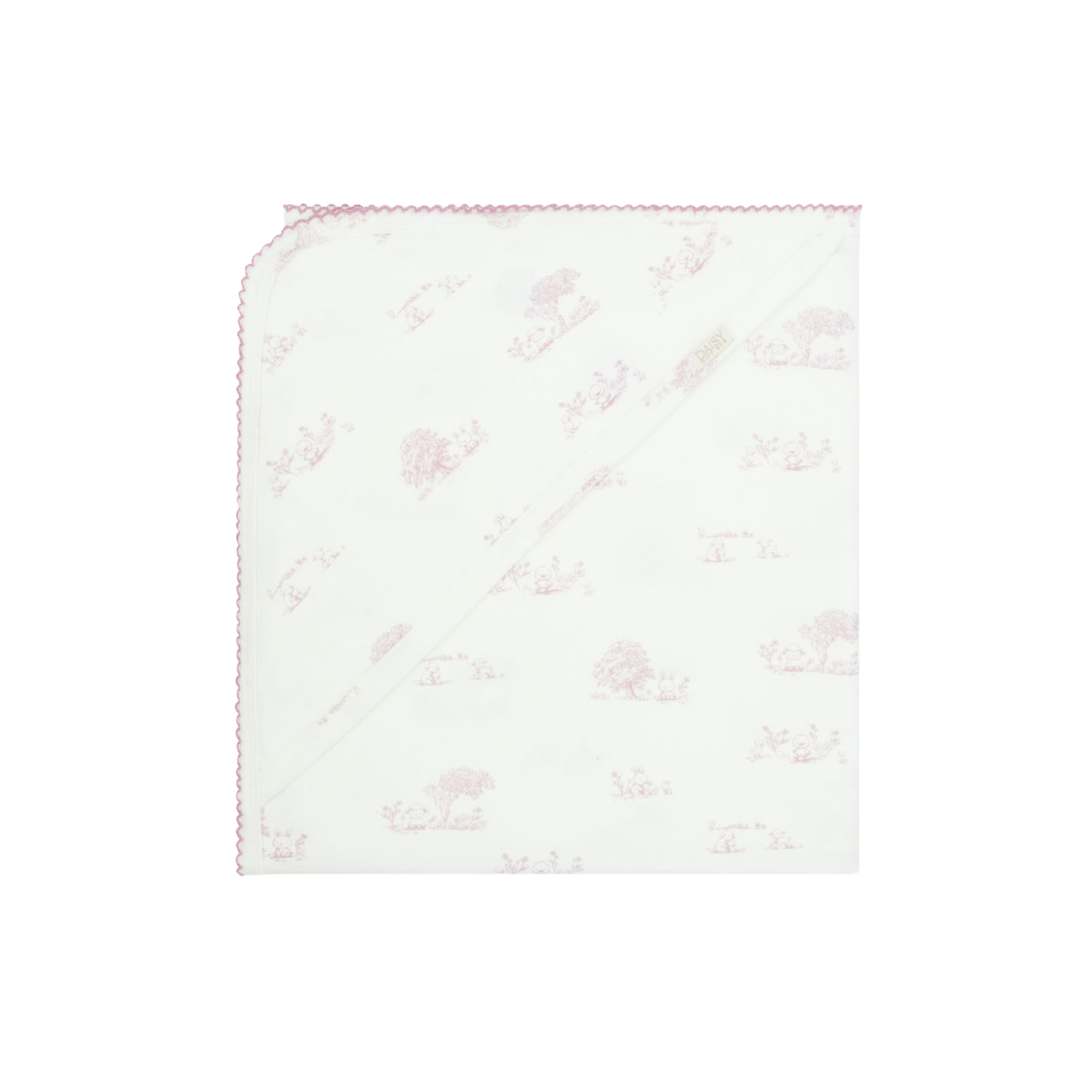 Toile All Print Blanket - Pink