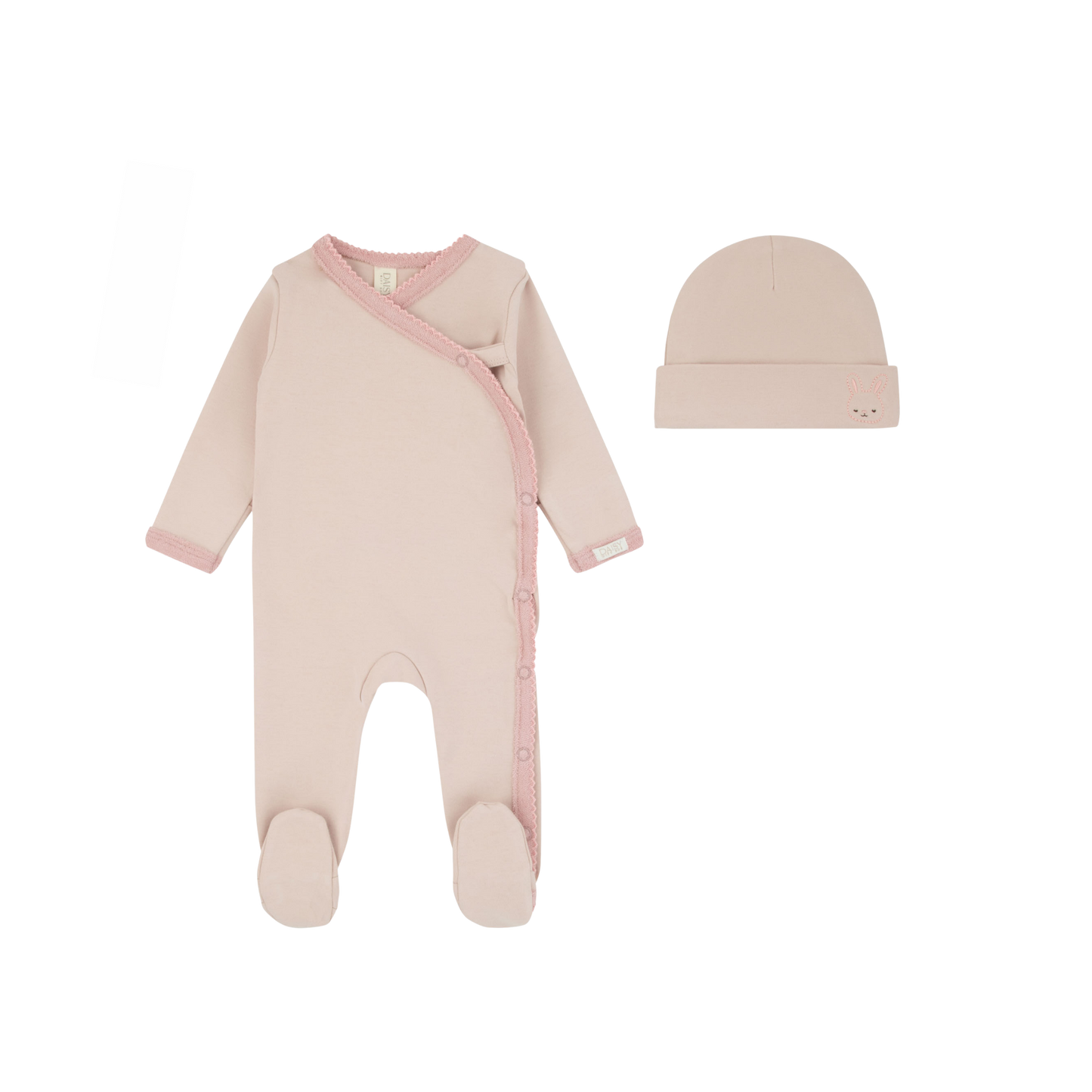Single Embroidery Pink
