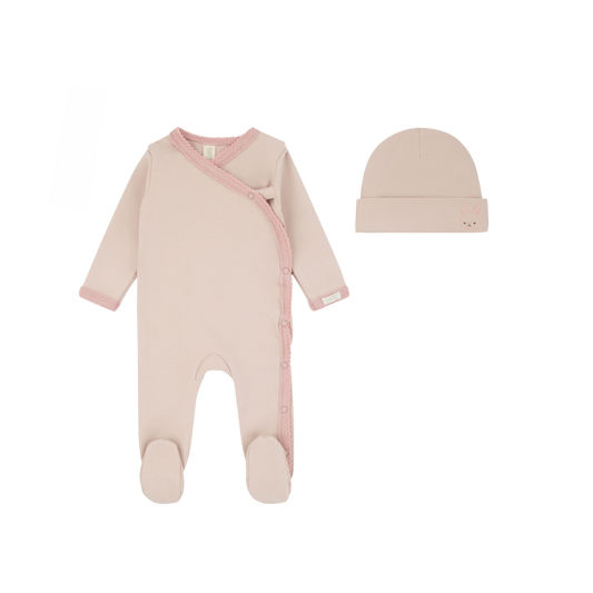 Single Embroidery Pink
