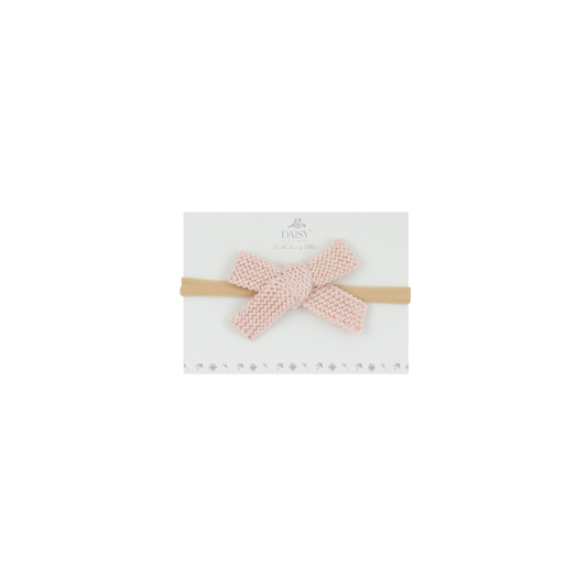 Knit Flat Bow Headband – Roselle