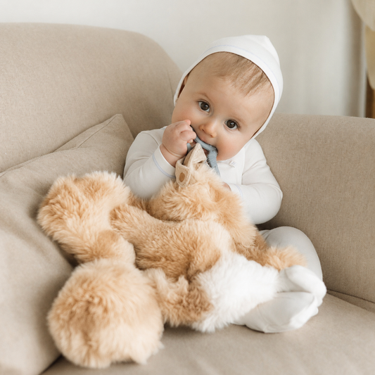 Mini Cloud Blanket - Warm Beige /Cream