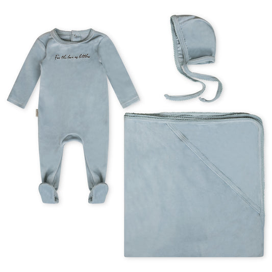 Scribble - Blue - Layette Set