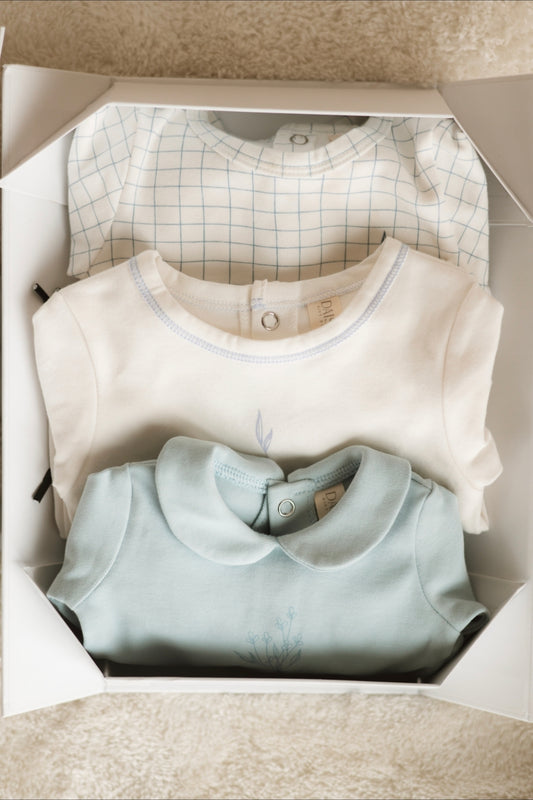 Baby Boy Footie Bundle – 3-Piece Set